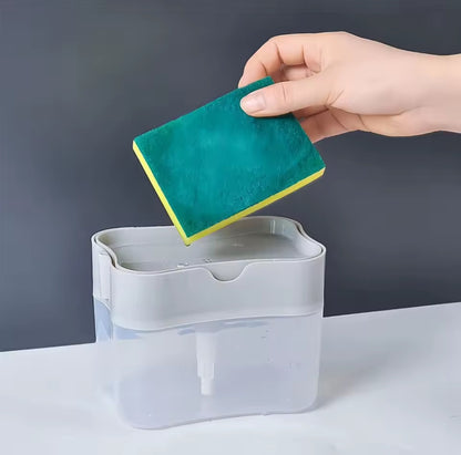 Soap Pump Dispenser with Sponge Holder