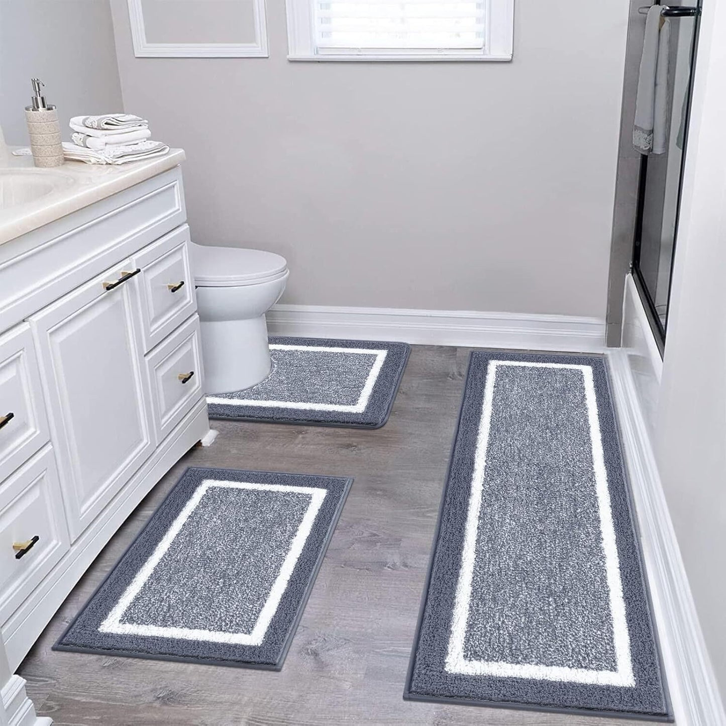 3 in1 absorbent Cloakroom /Bathroom Mat