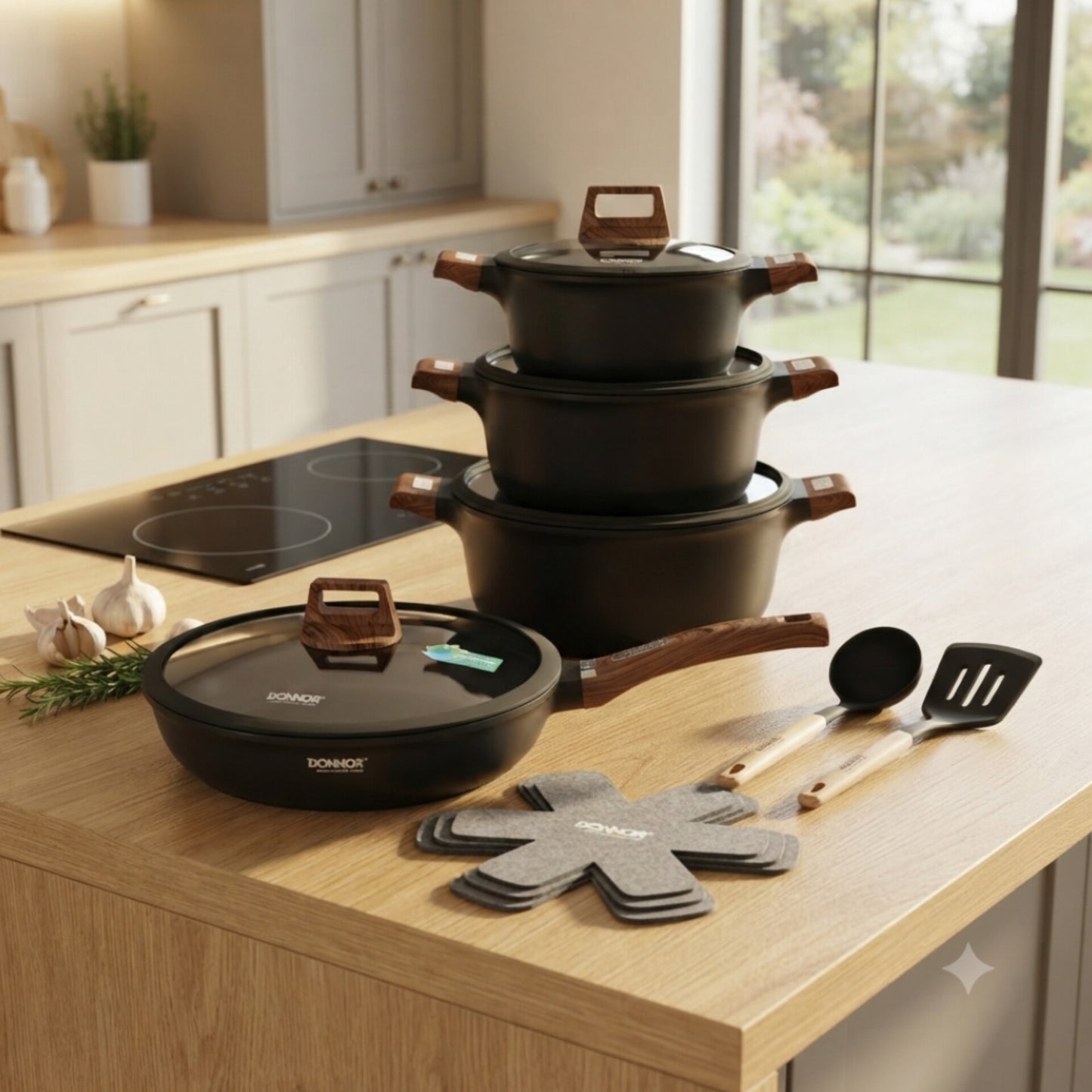 15Pcs Cookware Set