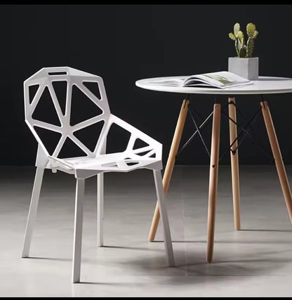 Modern plastic chairs