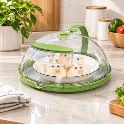 Microwave Splatter Cover with Vent and Handle