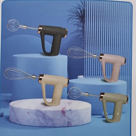 Wireless hand held egg whisk