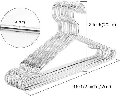 10pc pack stainless steel hangers