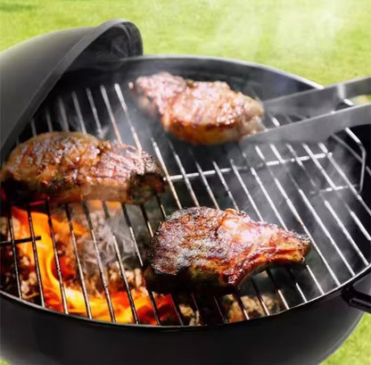 Metallic BBQ Grill with Triple Legs