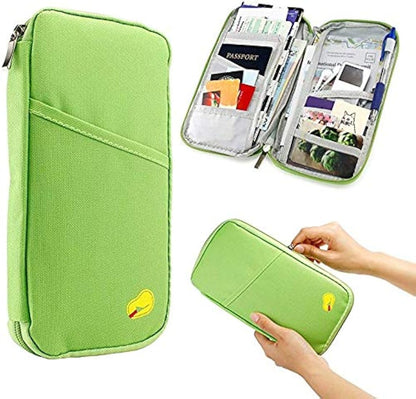 Travel passport holder and documents organizer gift