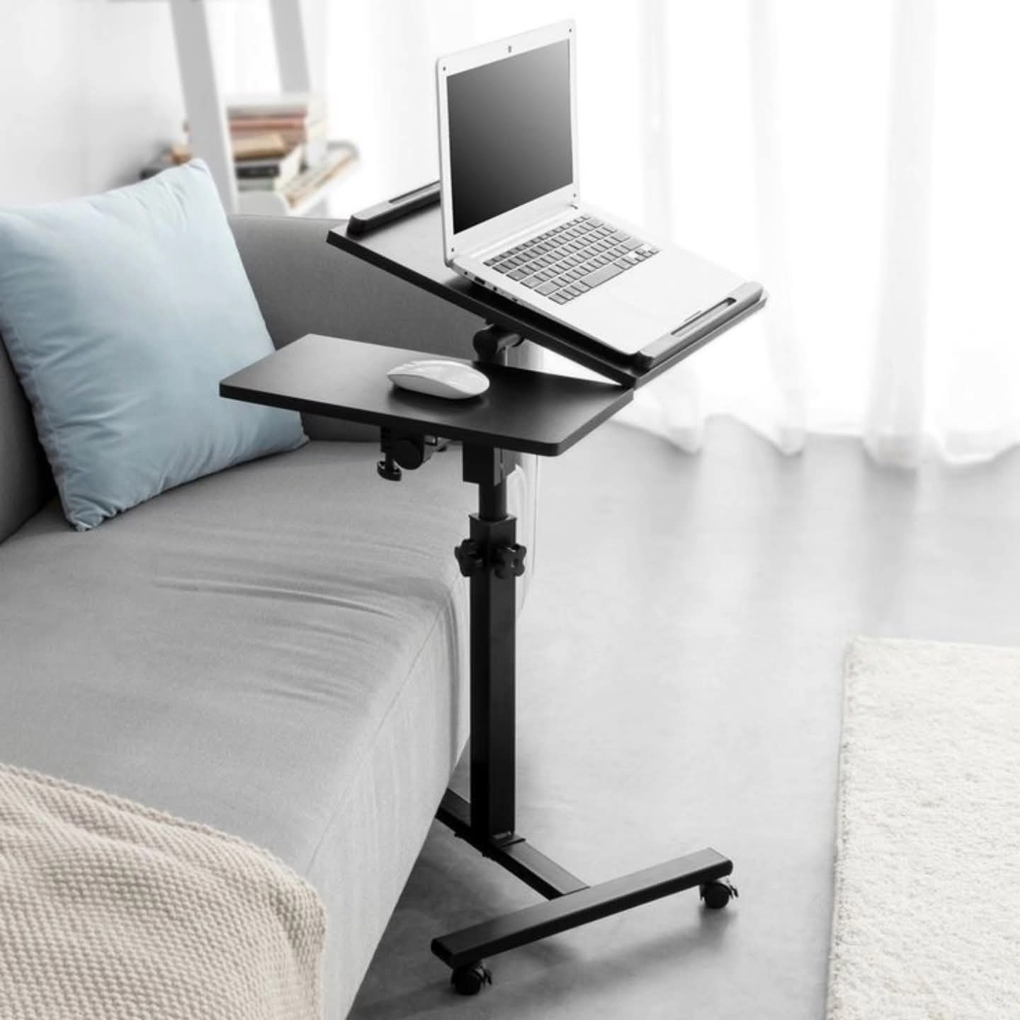 Adjustable Height Laptop Stand Table
