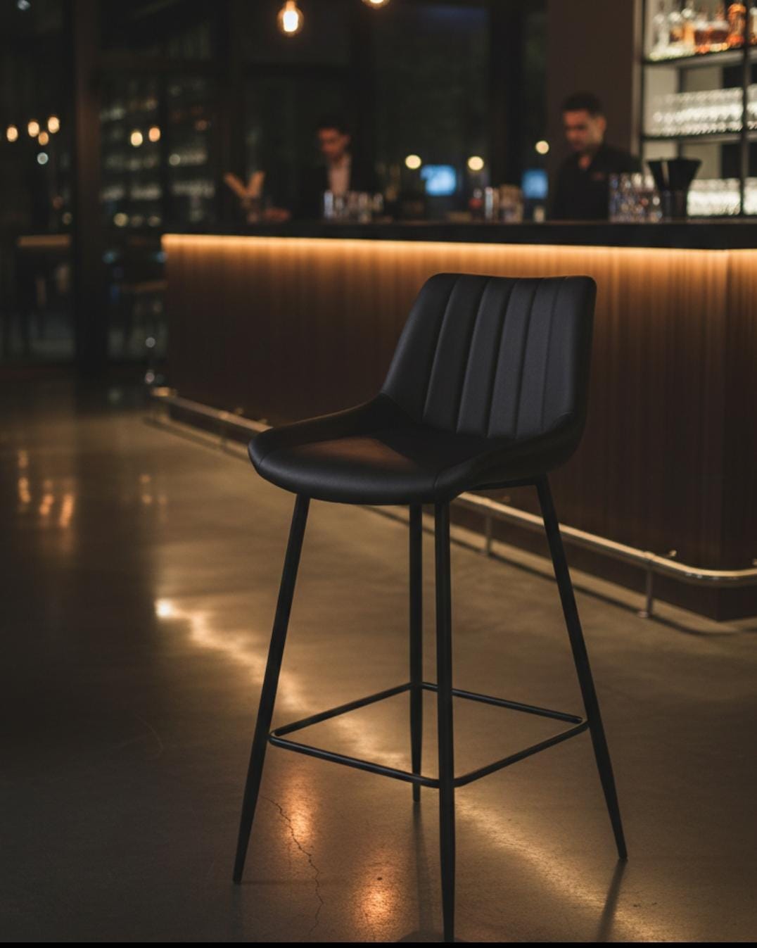Pu Leather Padded Bar Stools