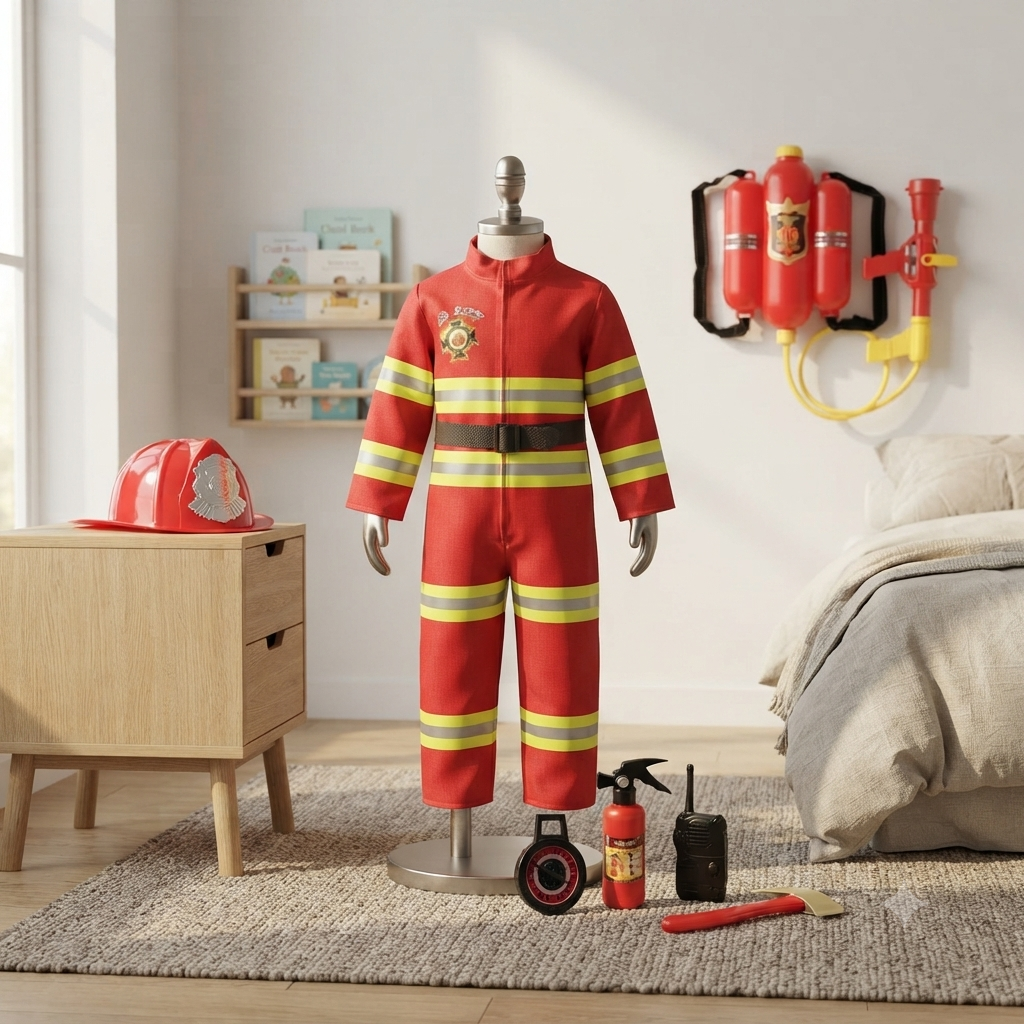 Professional children Fireman costume