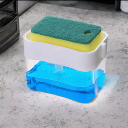 Soap Pump Dispenser with Sponge Holder