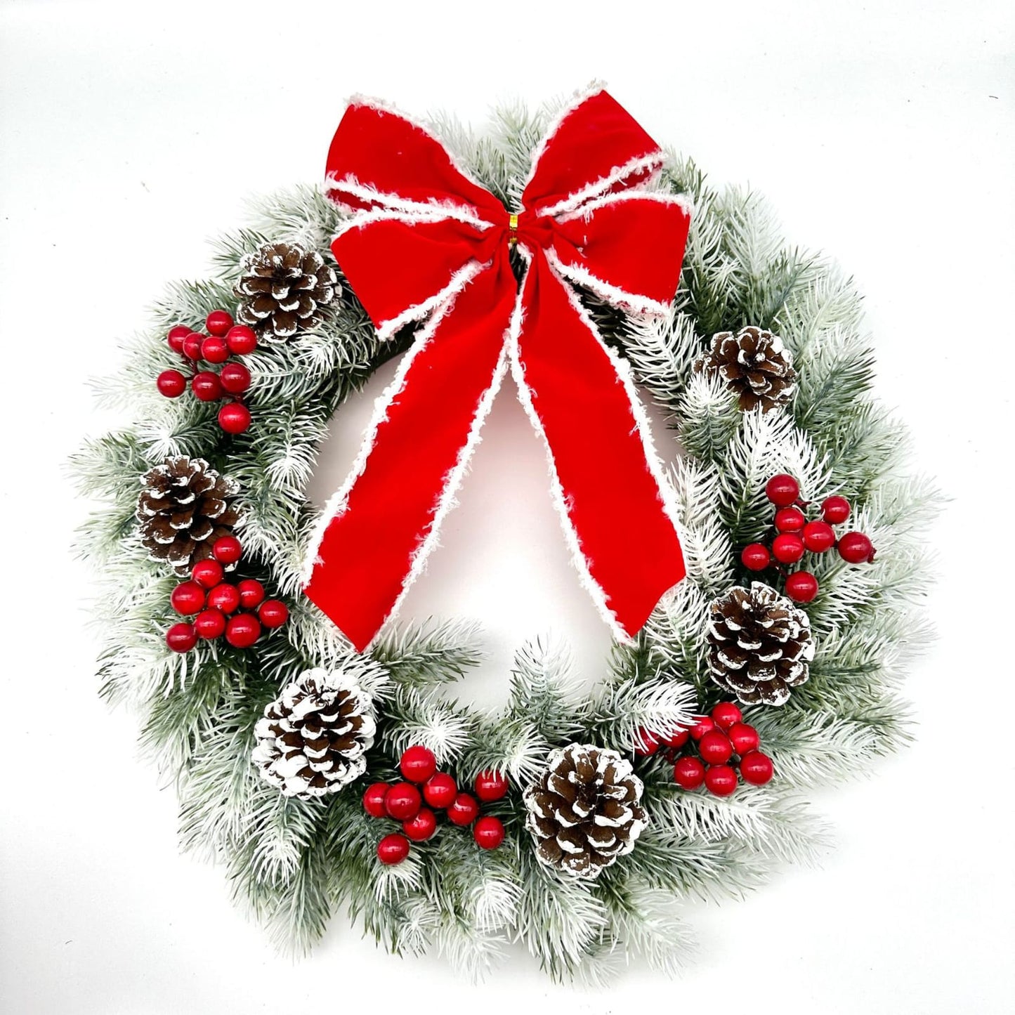 Prelit christmas door wreath