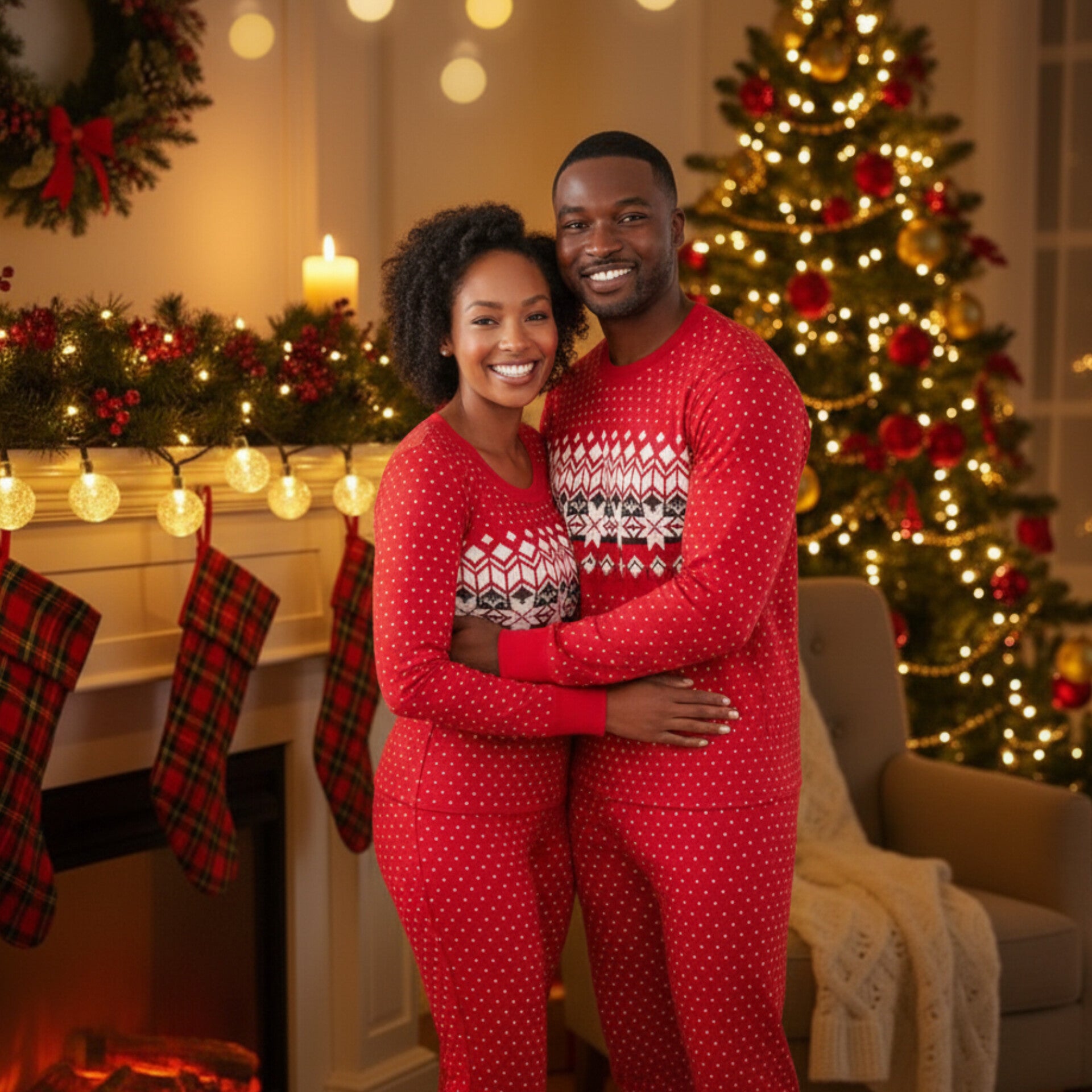 Cozy Family Matching Christmas Pajama Sets for Adults, Kids, and Toddlers