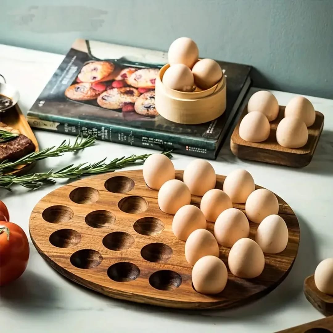 Wooden Egg Storage