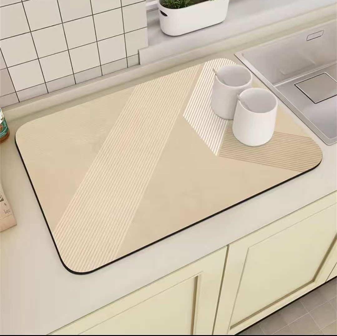 Dish drying mat