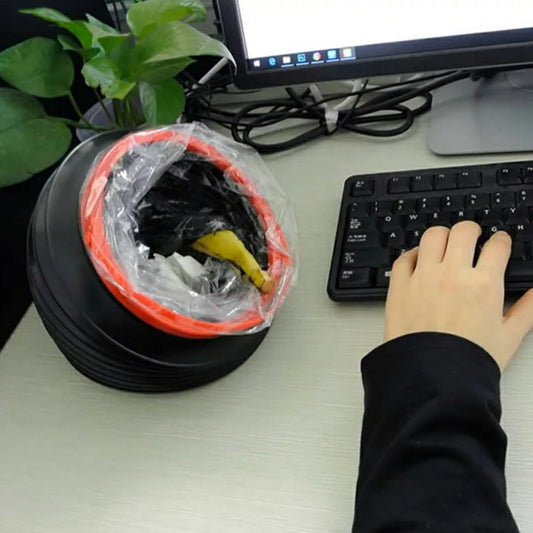 Collapsible car dust bin