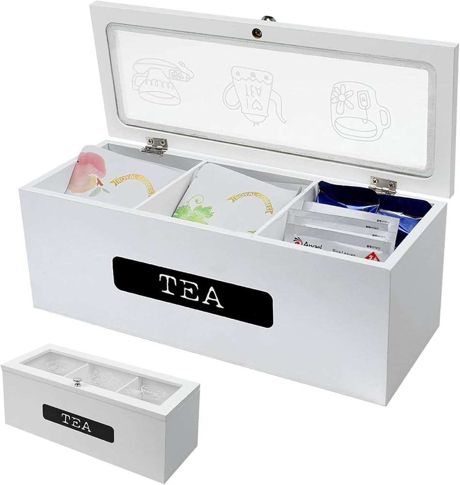 3 Slot tea bag organizer