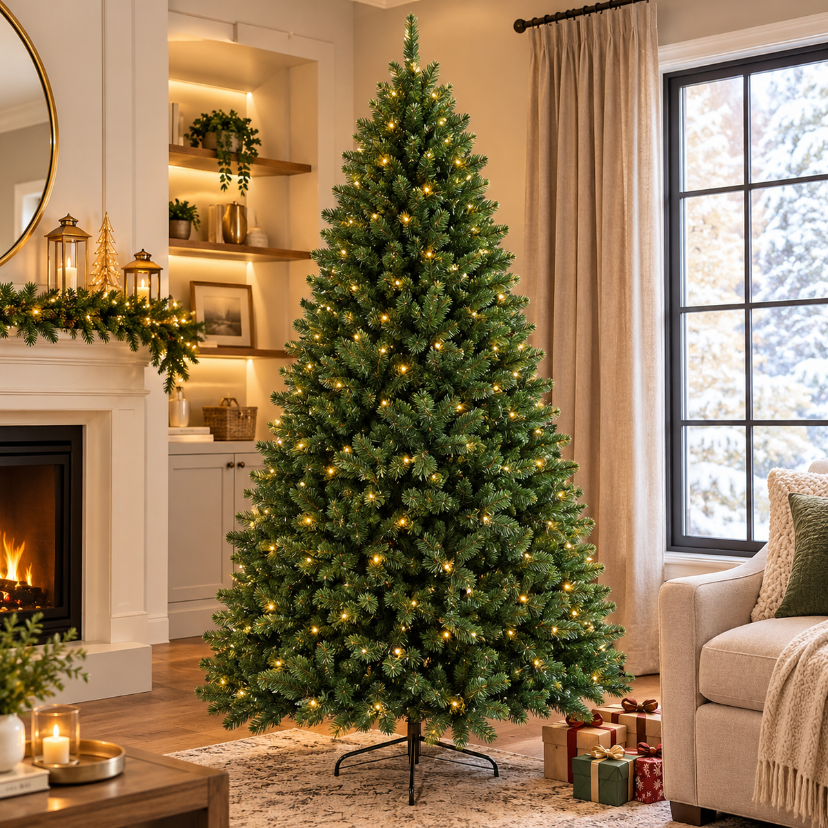 Leaf Dense Green Christmas Tree