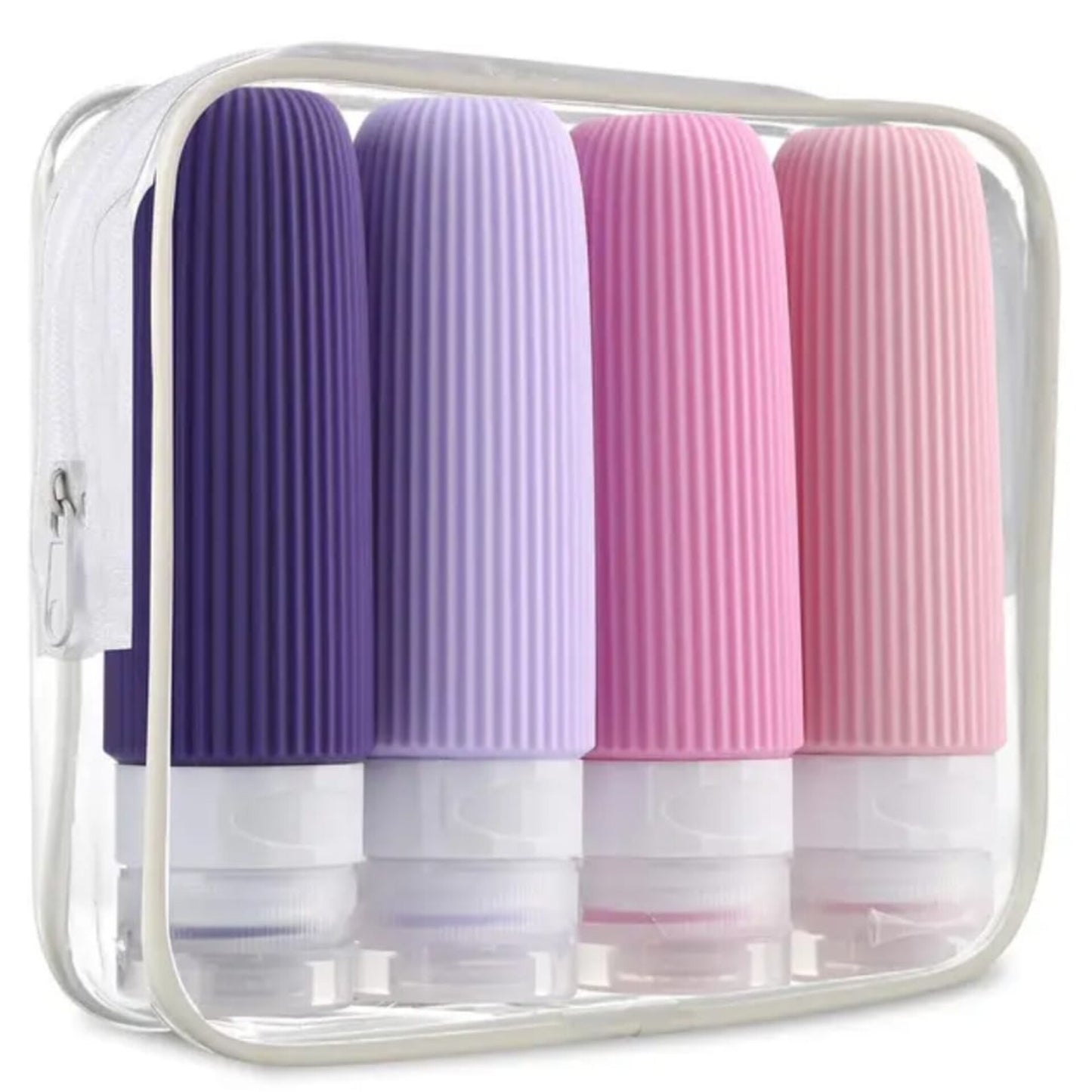 4Pcs 90Ml Colorful Travel Lotion Bottles