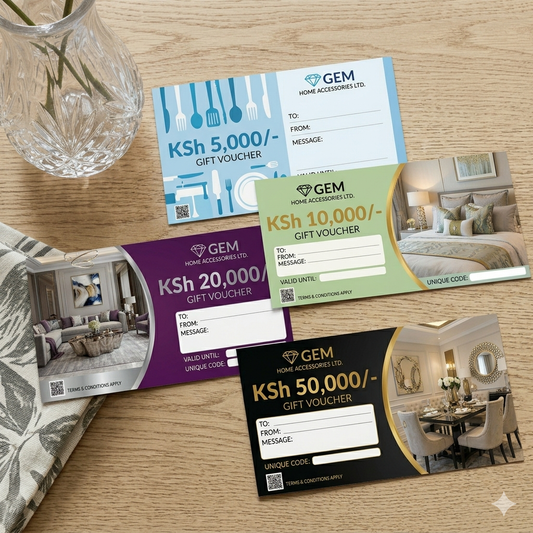 Gem Home Accesories Gift voucher