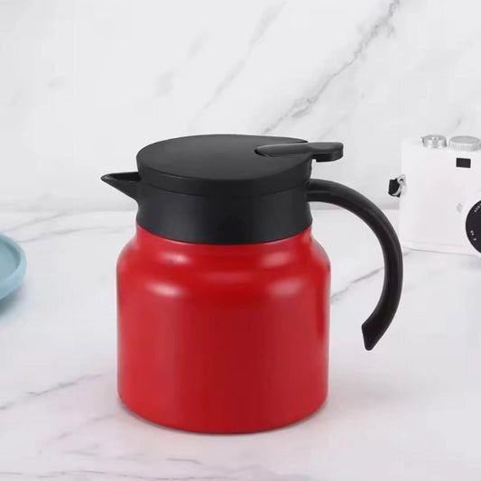 Flask coffee pot with sieve