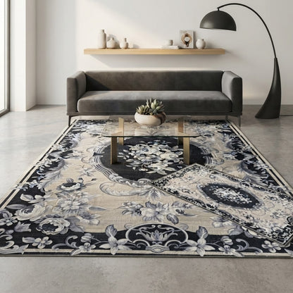 5*8 HD Carpet Set with Matching Door Mat