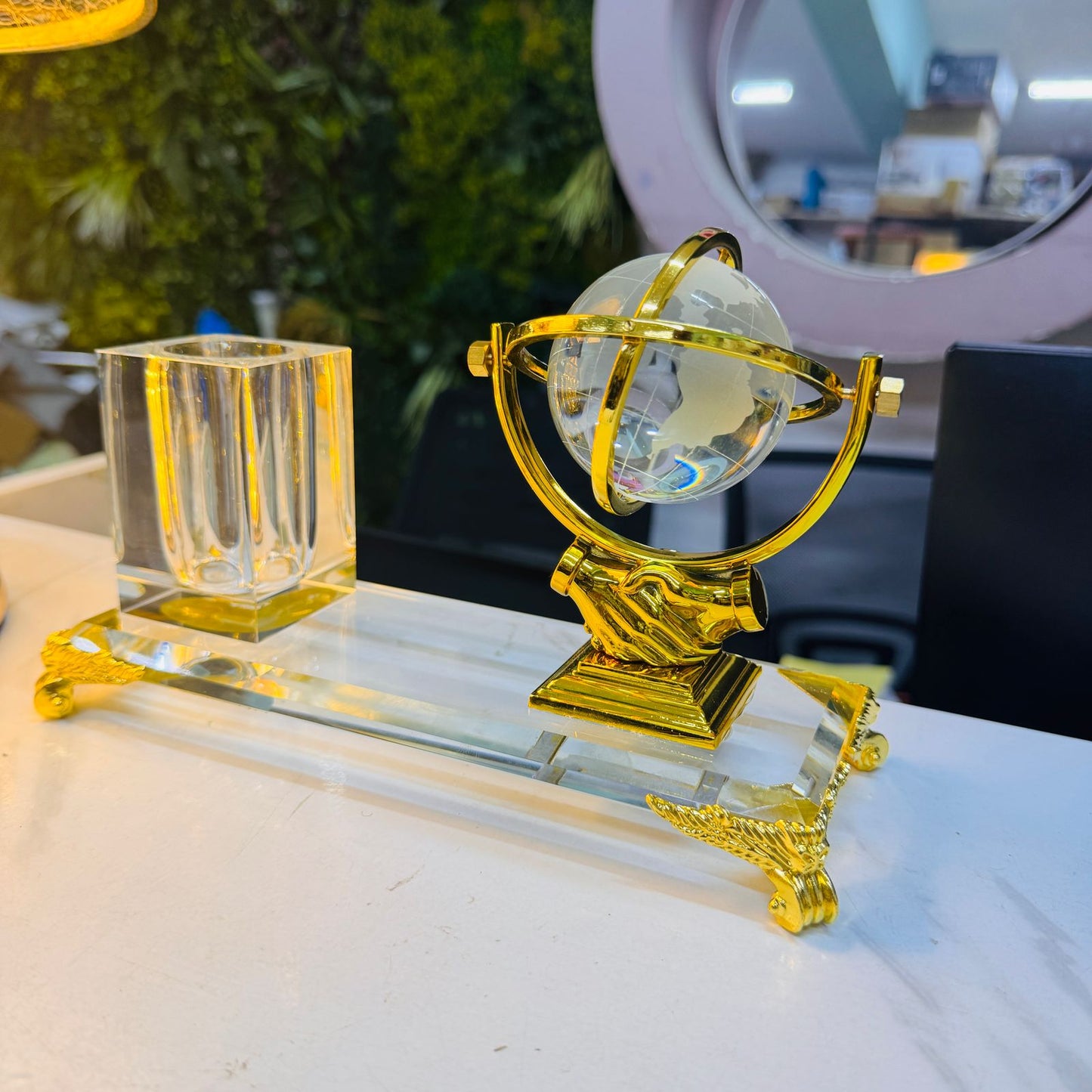 Gold silver bronze metal