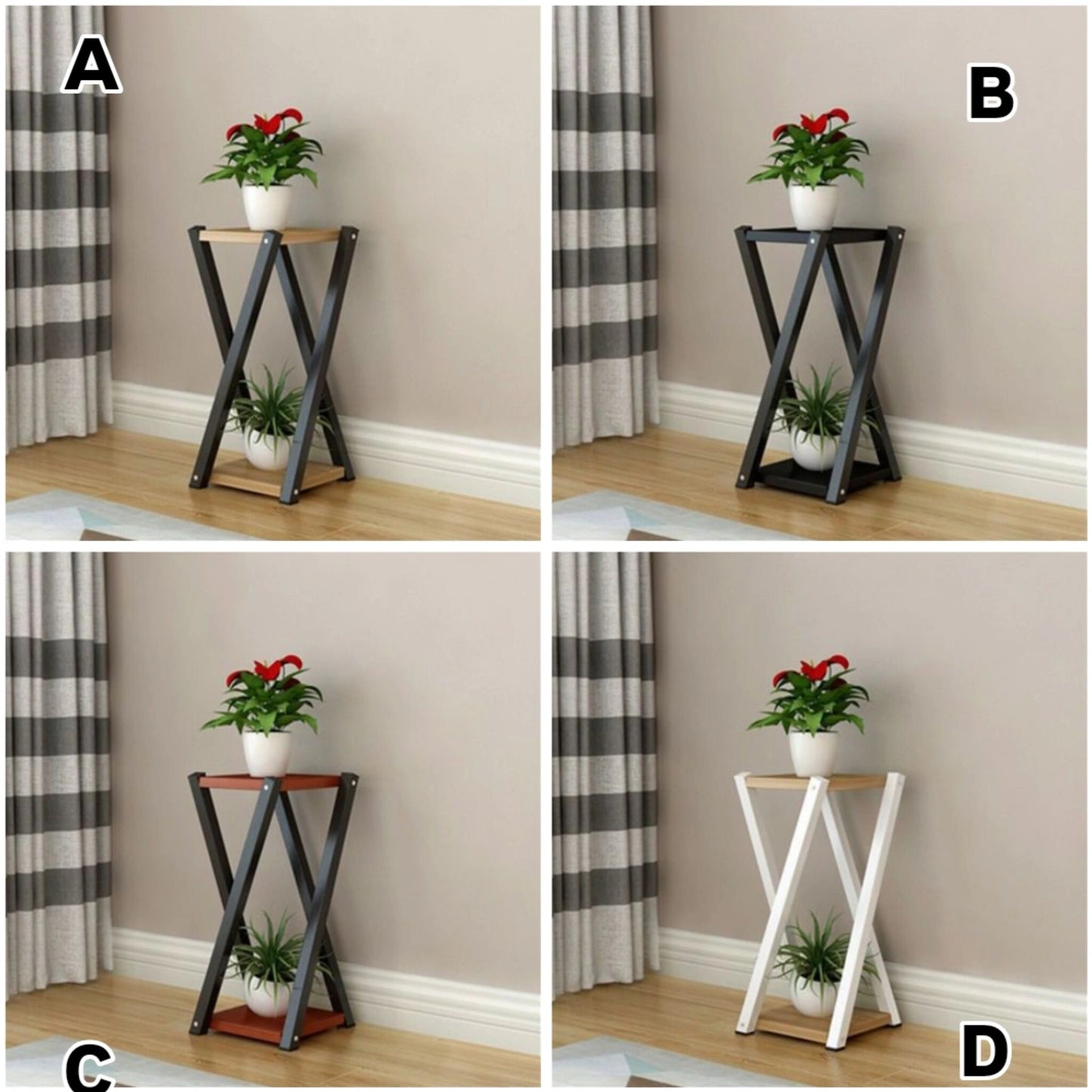 Wooden Flower Stand Gha