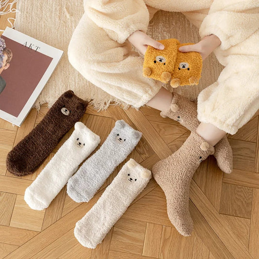 Women's winter plush socks