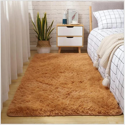 4*6 fluffy bedside carpets