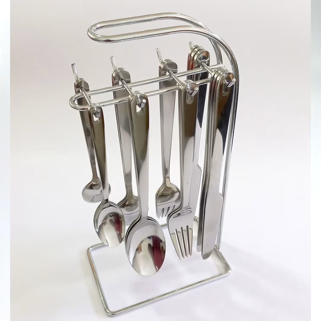 24 Piece Stainless Steel Cutlery Set