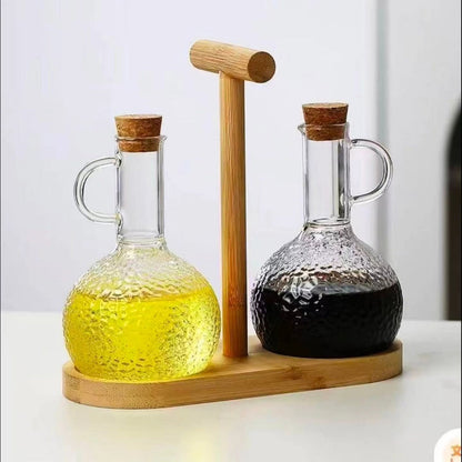Glass Oil Pot Set Gha