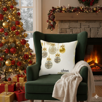 2pcs Christmas linen throw Pillowcases