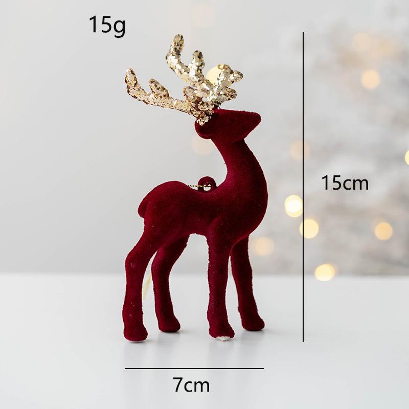 3pc Christmas  Deer  Hanging Decorations