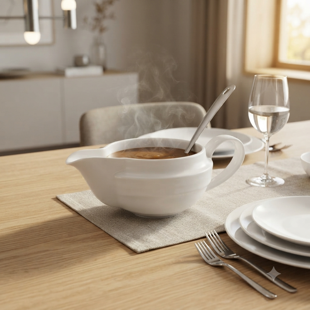 BAGB35D7  Gravy Sauce  Boat 35cl