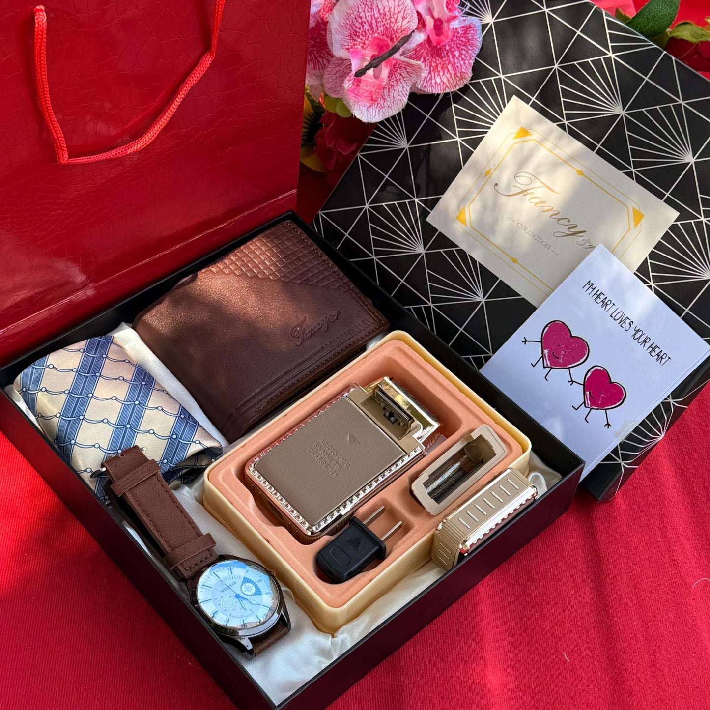 Valentines Men  Accessory Gift Set