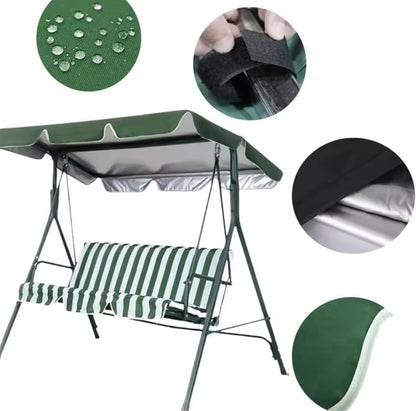 Porch Swing Canopy Chair with Sun Shade