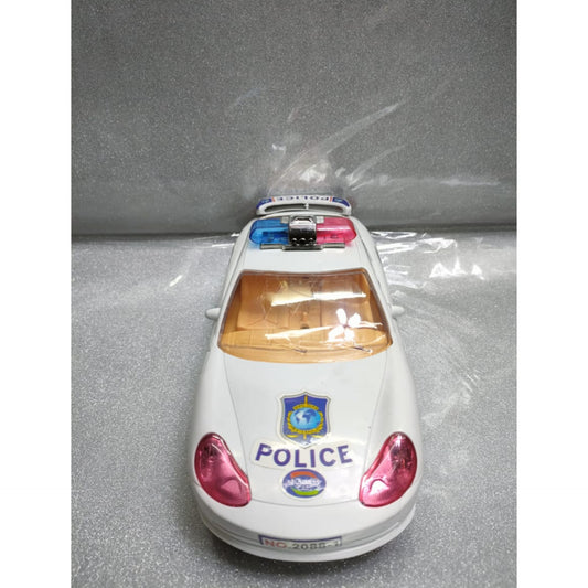 Battery powered kids police car toy
