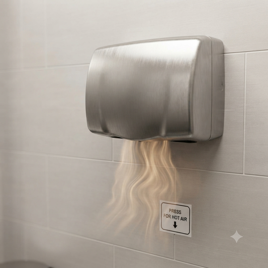 Ramtons Stainless Steel Hand Dryer Touch Free Fast Drying  RM/698
