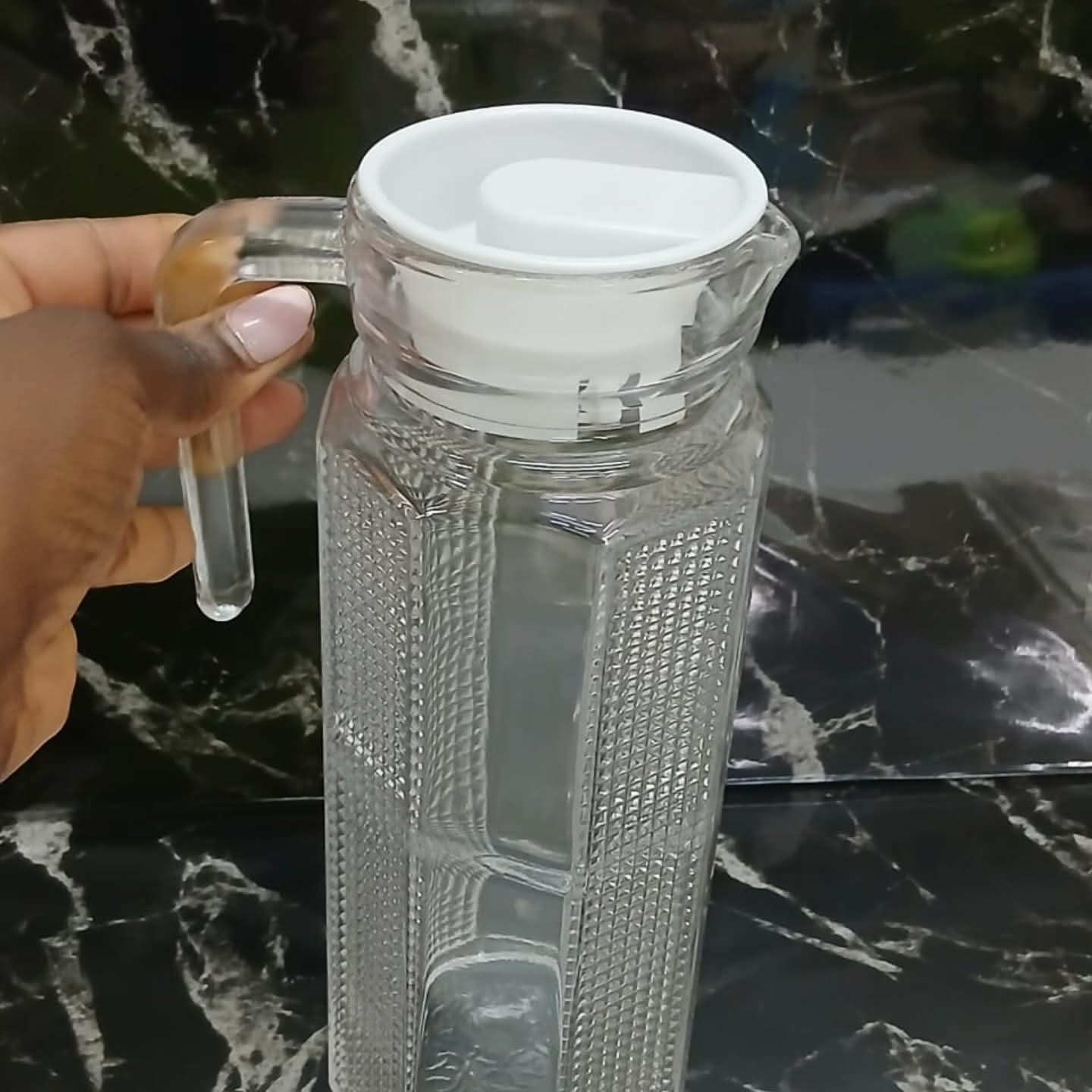 1 Litre Glass Water  Jug