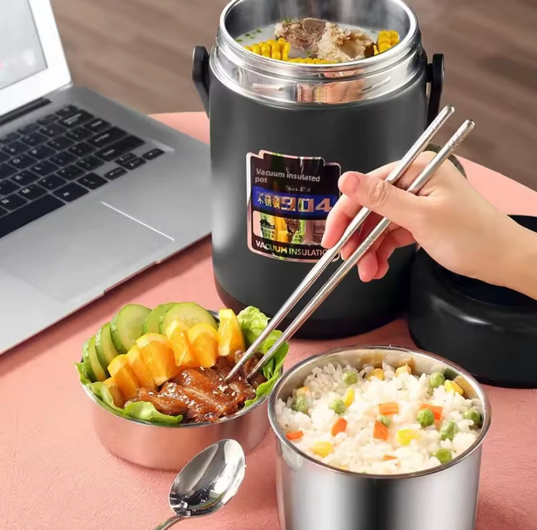 Stainless steel thermal lunch box