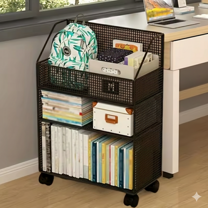 3Tier bookshelf with wheels
