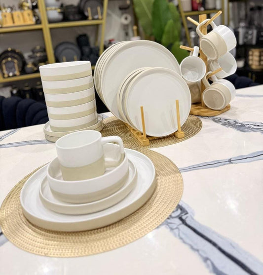 24Pcs mate dinner set