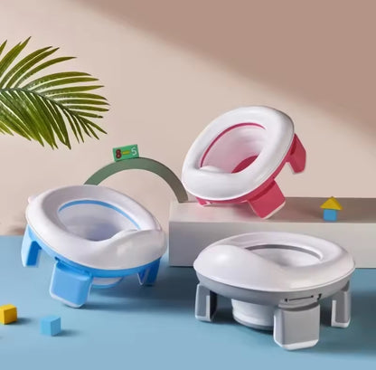 Foldable portable training potty