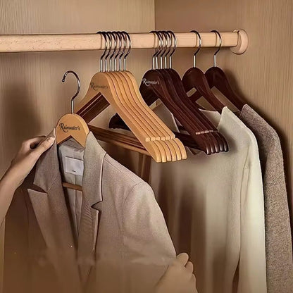 10pc wooden hangers