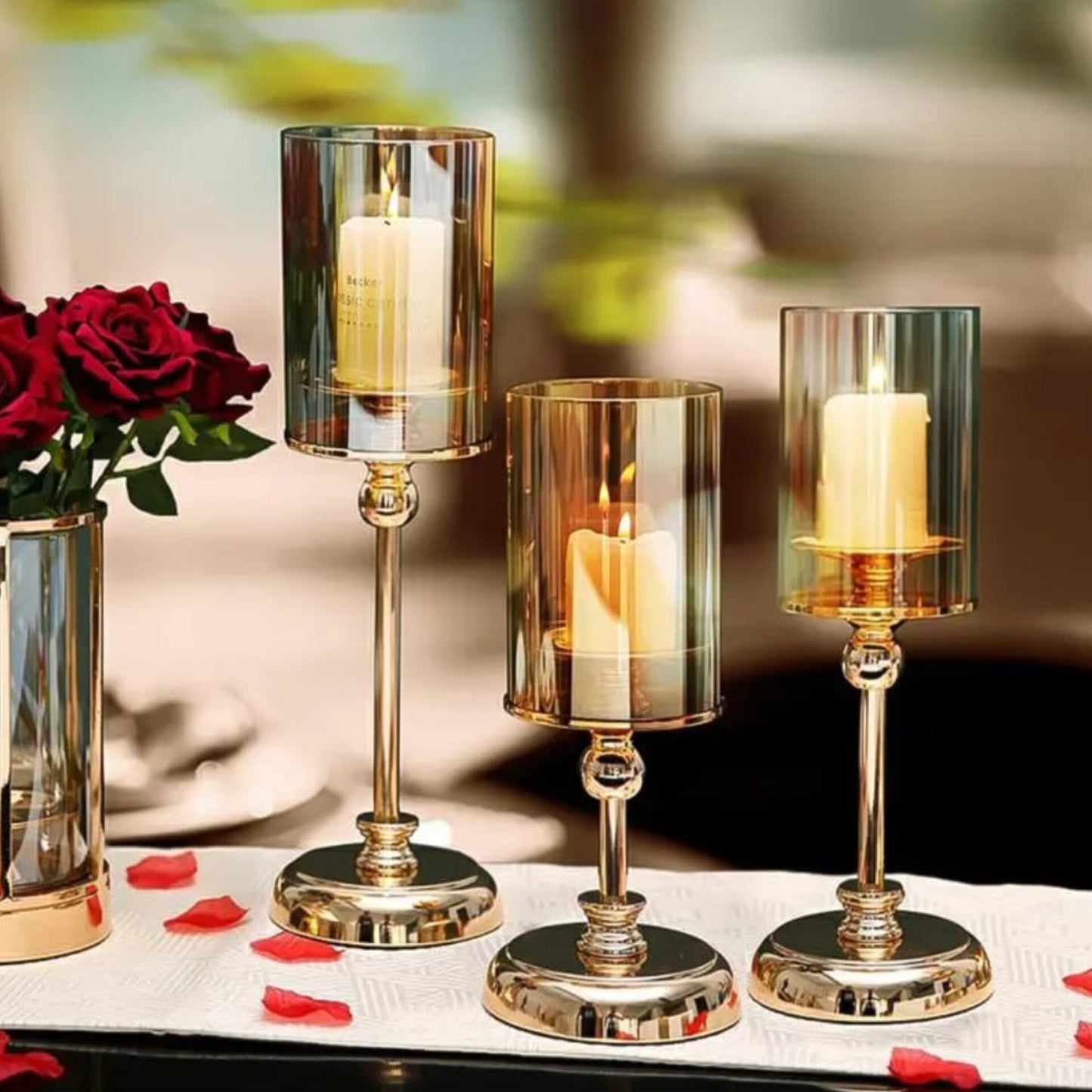 3pcs set candle candlestick