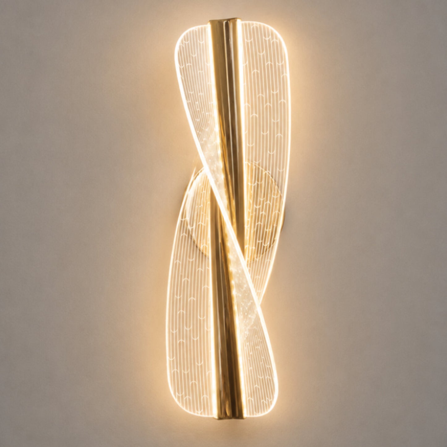 18W LED Decorative Indoor Wall Light WH 2601 20 GO WW