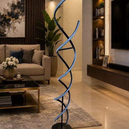 Spiral LED Floor Lamp