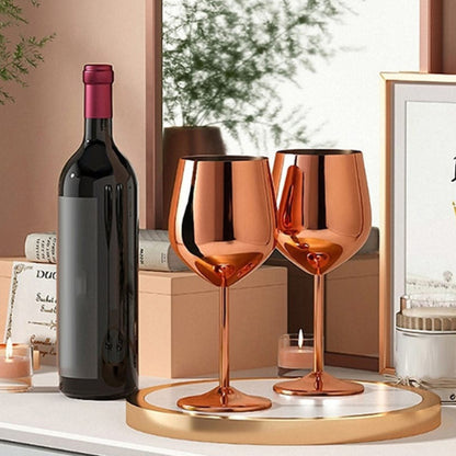 Stainless Steel Non Breakable wine glasses