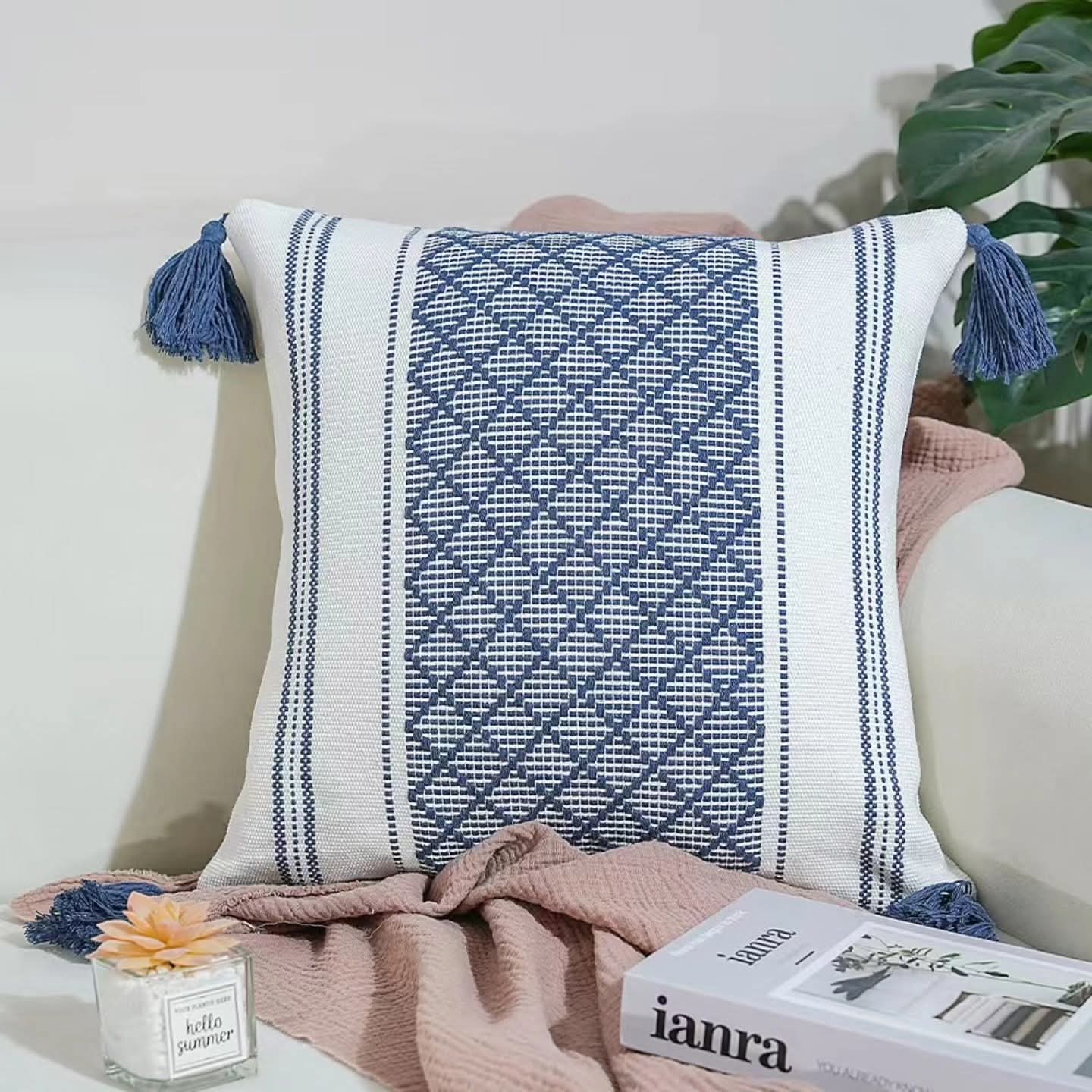 Woven bohemian throw  covers