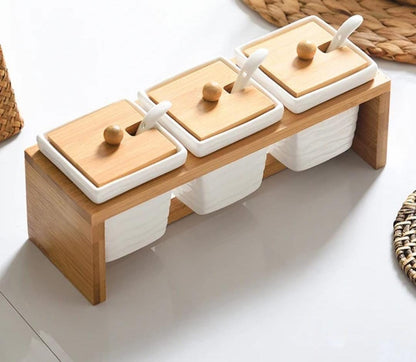 3pcs ceramic canister set