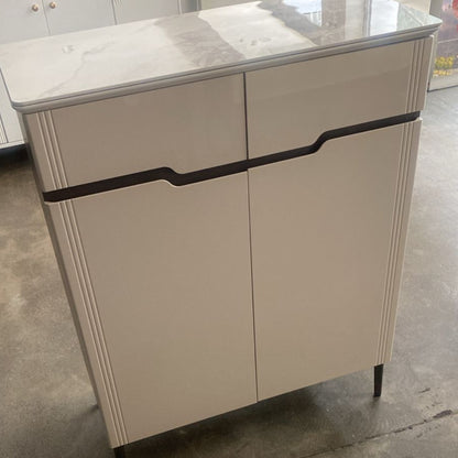 Marble shoe cabinet
